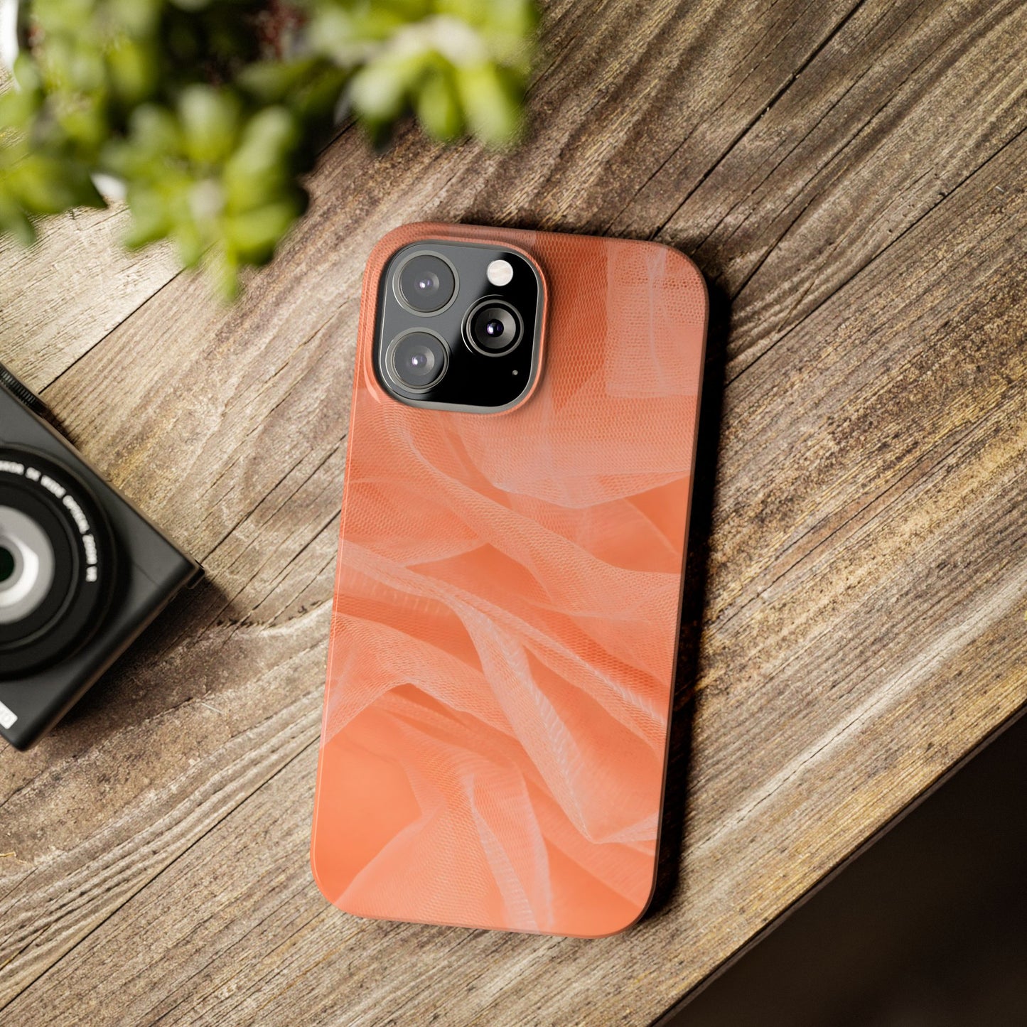 Slim Phone Case – Coral Veil