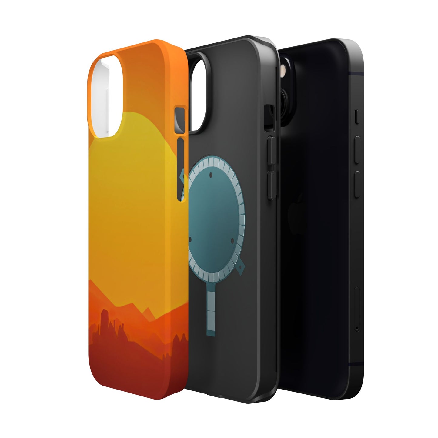 Wireless-Charging Compatible Case – Desert Sunrise