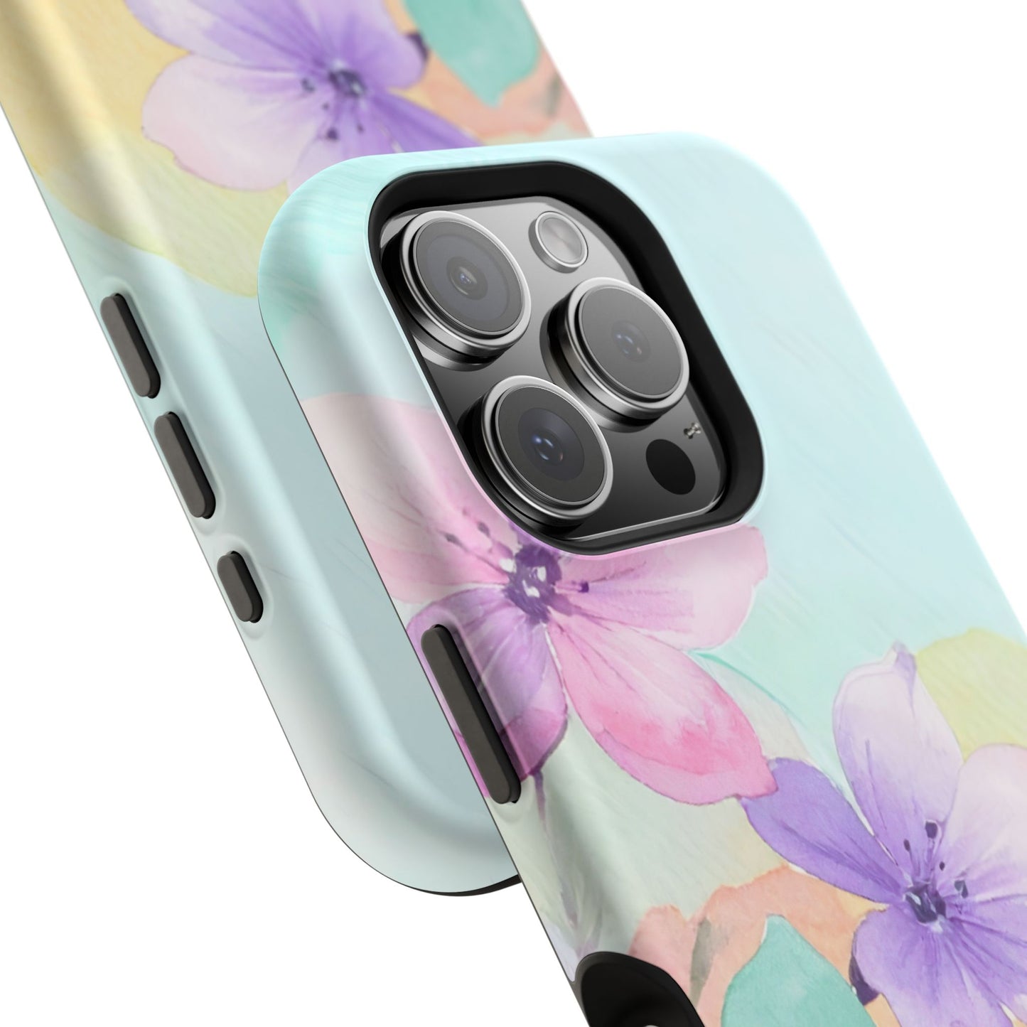 Wireless-Charging Compatible Case – Water Petal