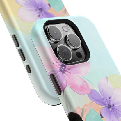 Wireless-Charging Compatible Case – Water Petal