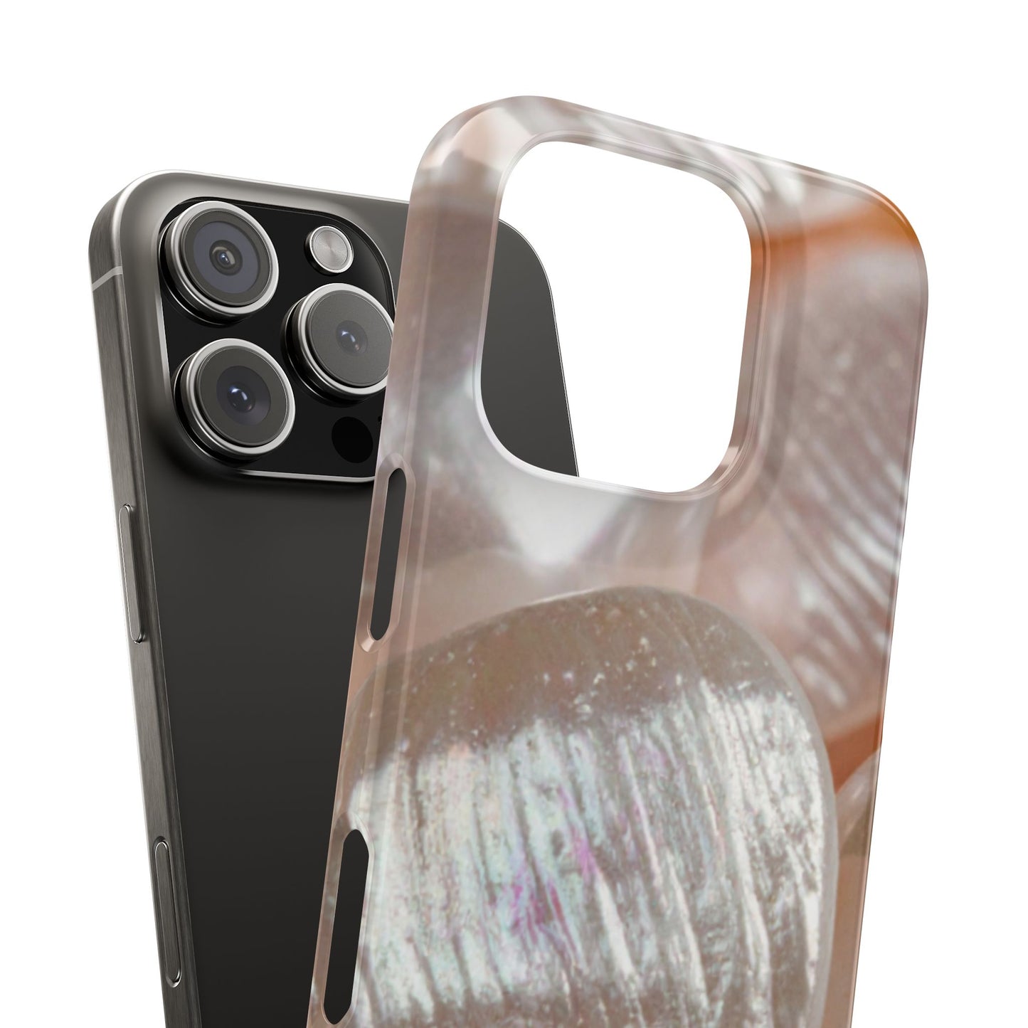 Slim Phone Case – Blush Pearl