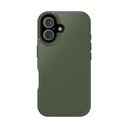 Impact-Resistant Phone Case — Military Green Protective Shockproof Cover