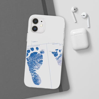 Flexi Case – Mom’s Little Blue Footprints