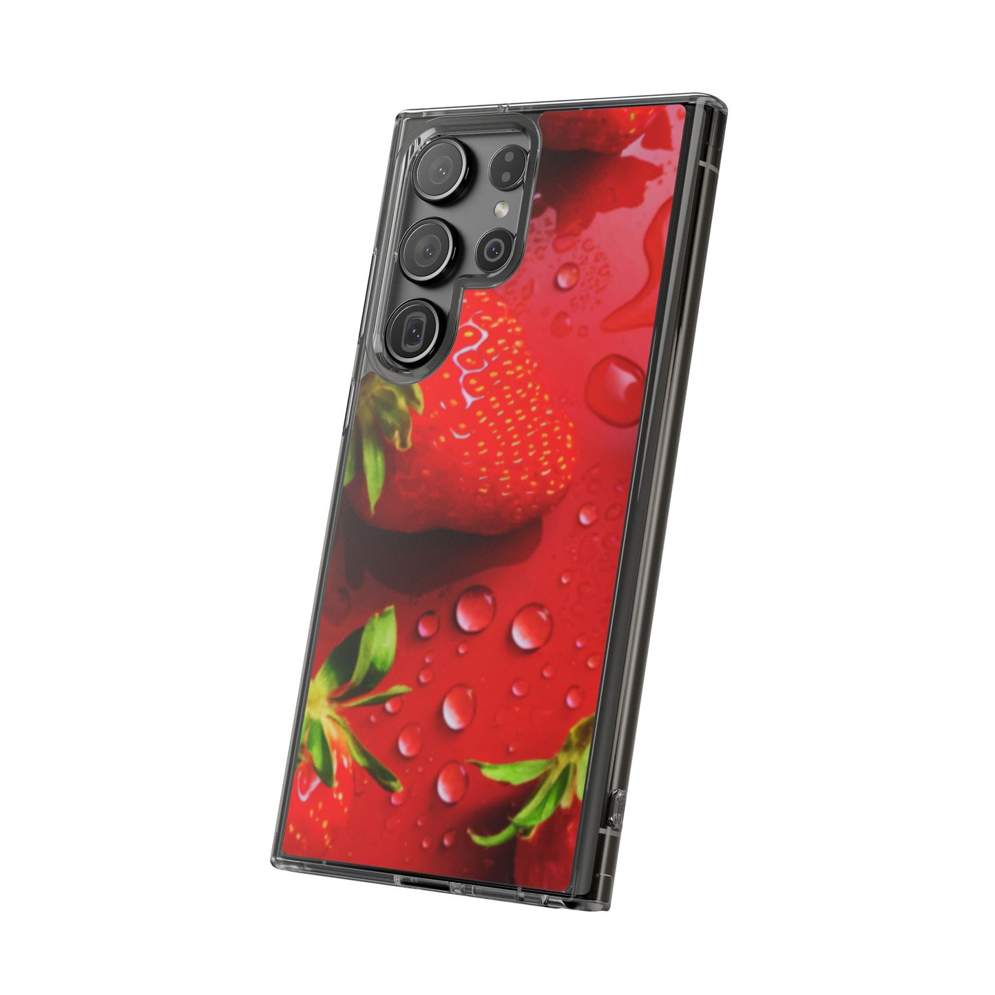 Clear Phone Case – Strawberry Drip