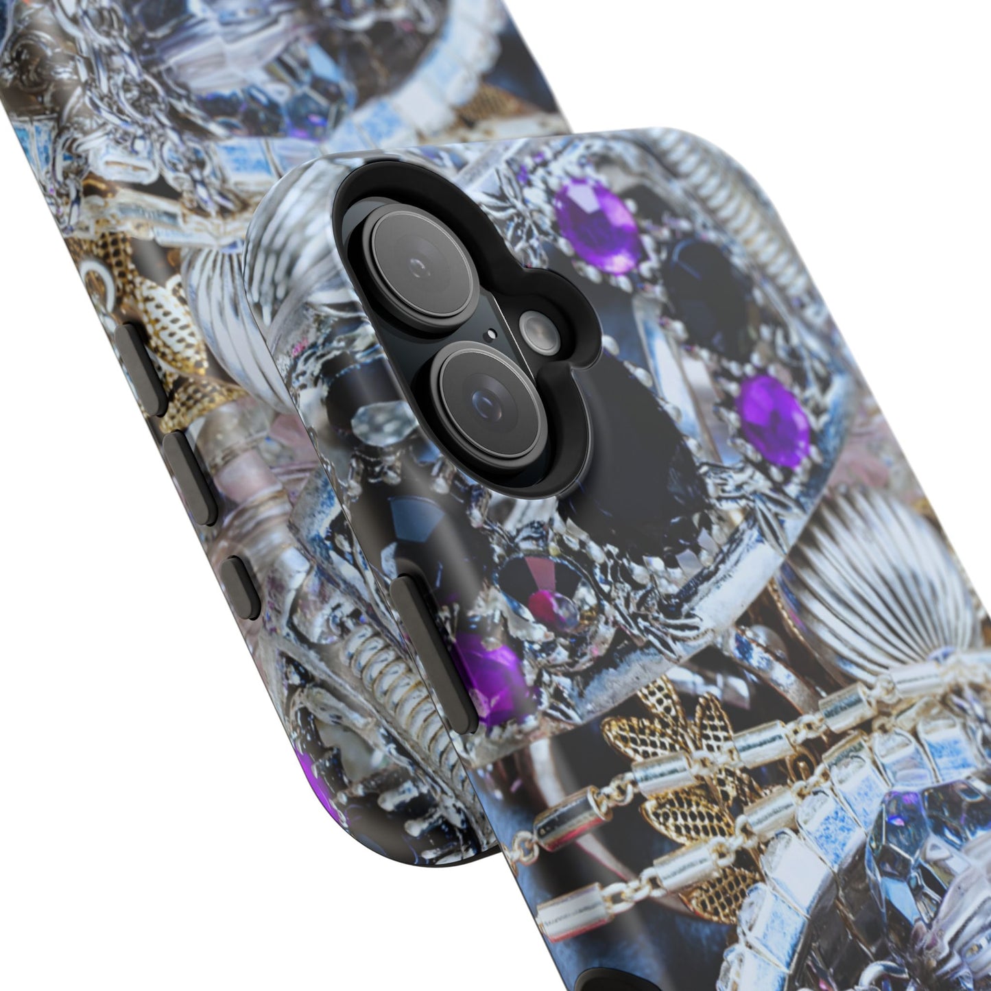 Wireless-Charging Compatible Case – Chrome Jewel