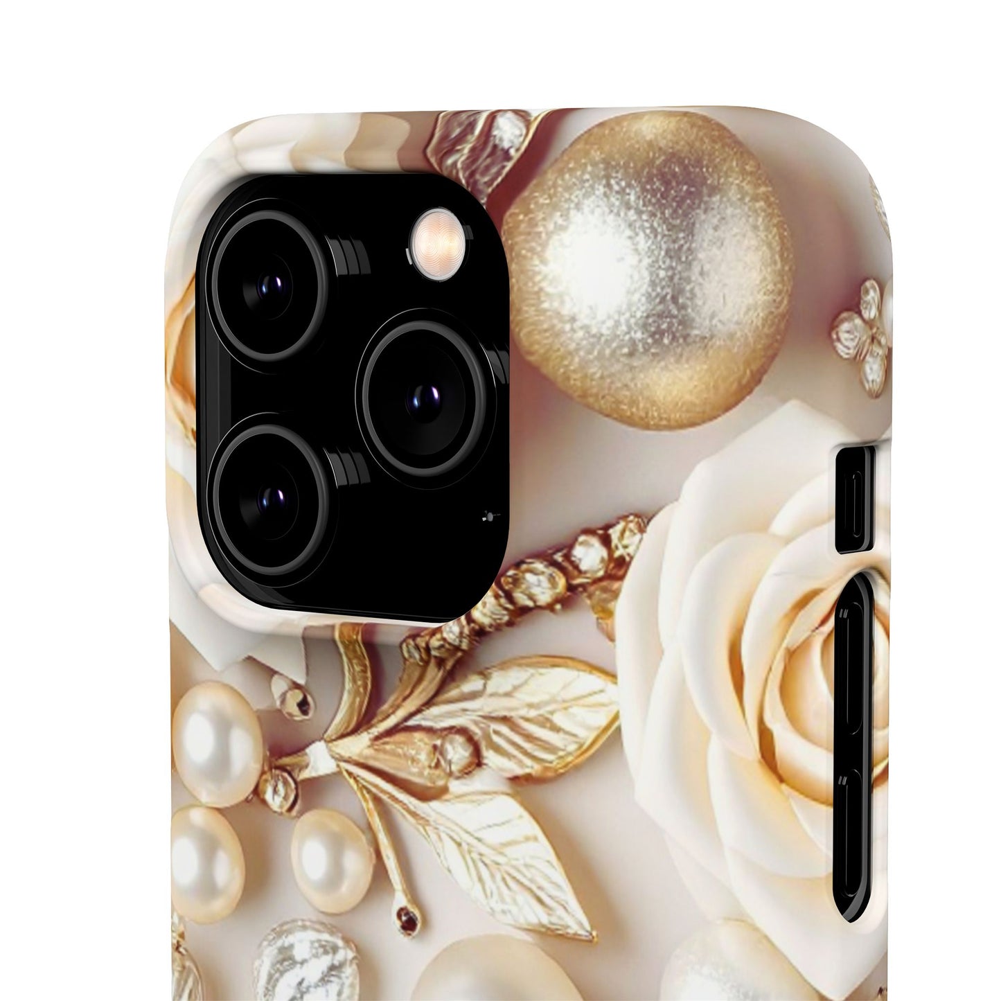Snap Phone Case – Ivory Opulence