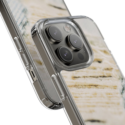 Clear Phone Case – Woven Warmth