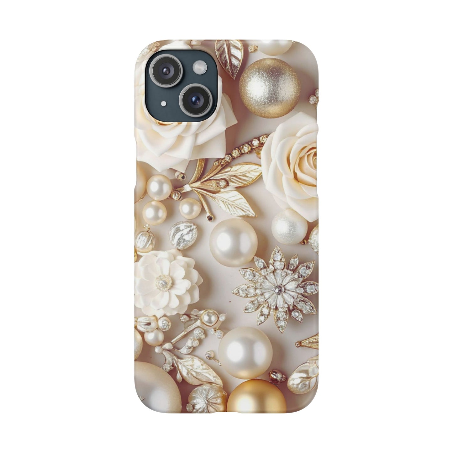Snap Phone Case – Ivory Opulence
