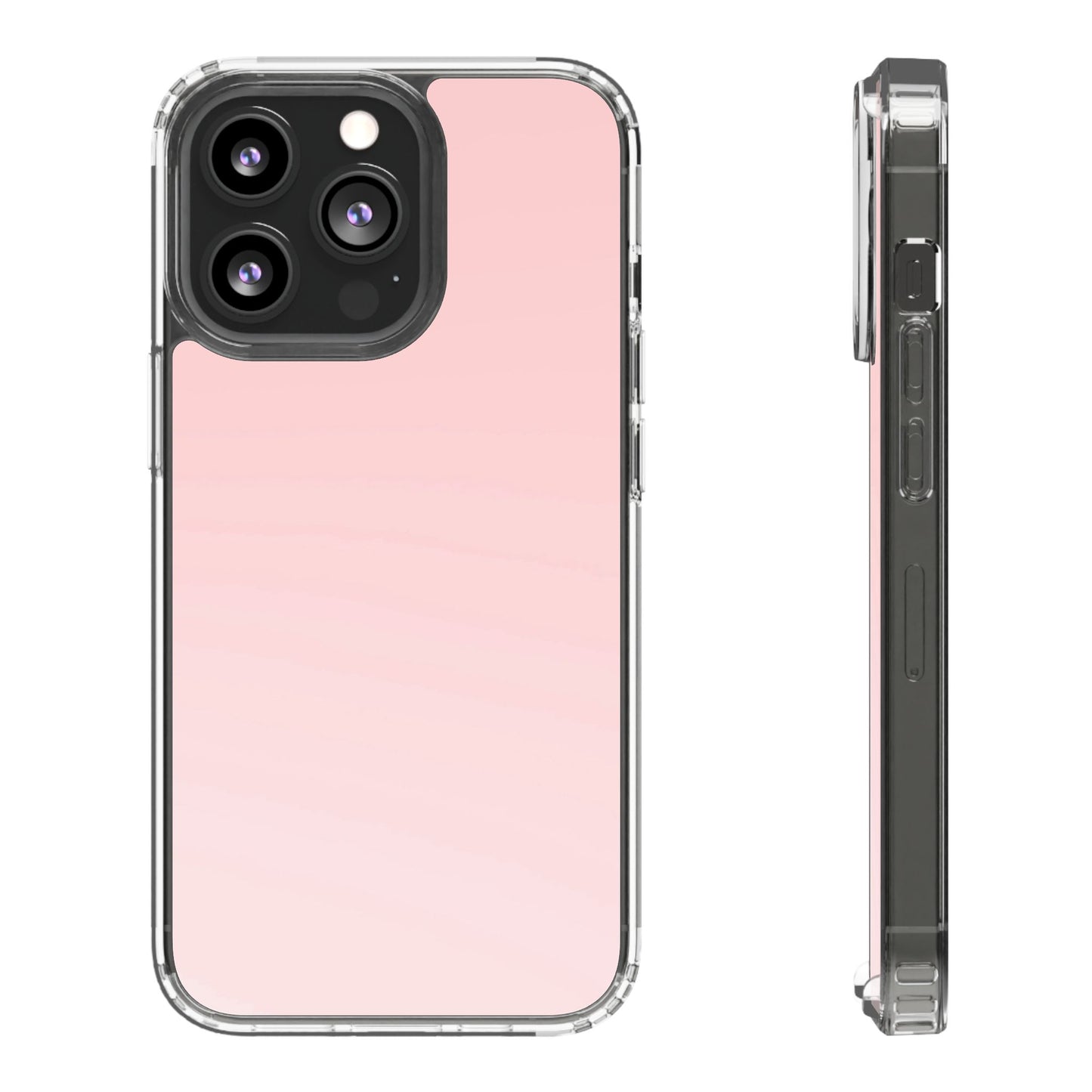 Clear Phone Case – Soft Blush