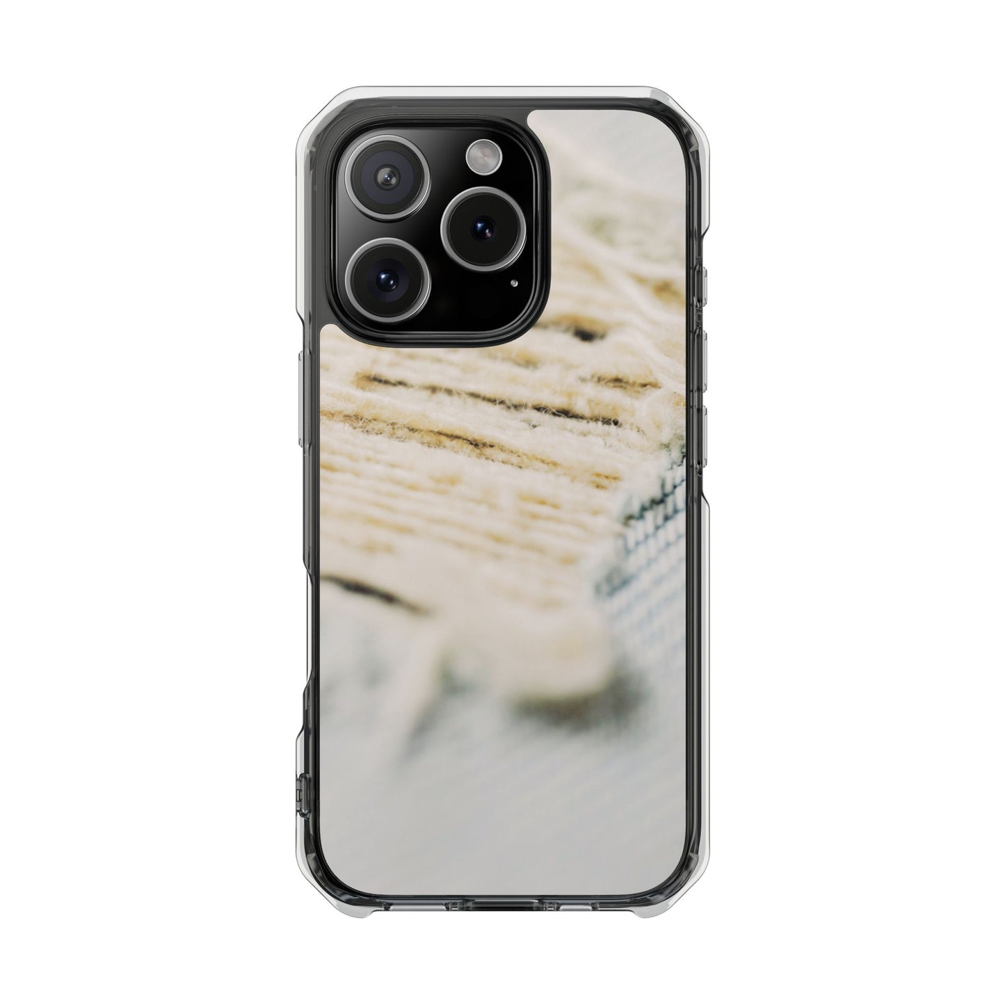 Clear Magnetic Phone Case – Woven Warmth