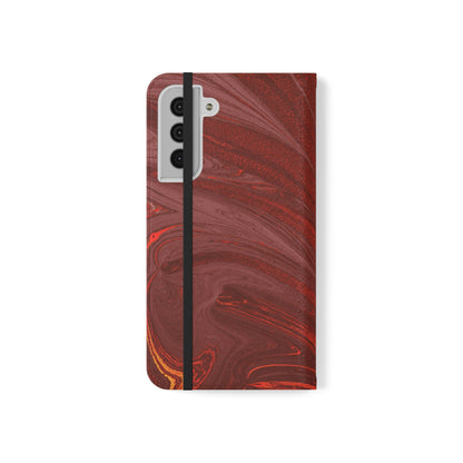 Flip Case – Crimson Current