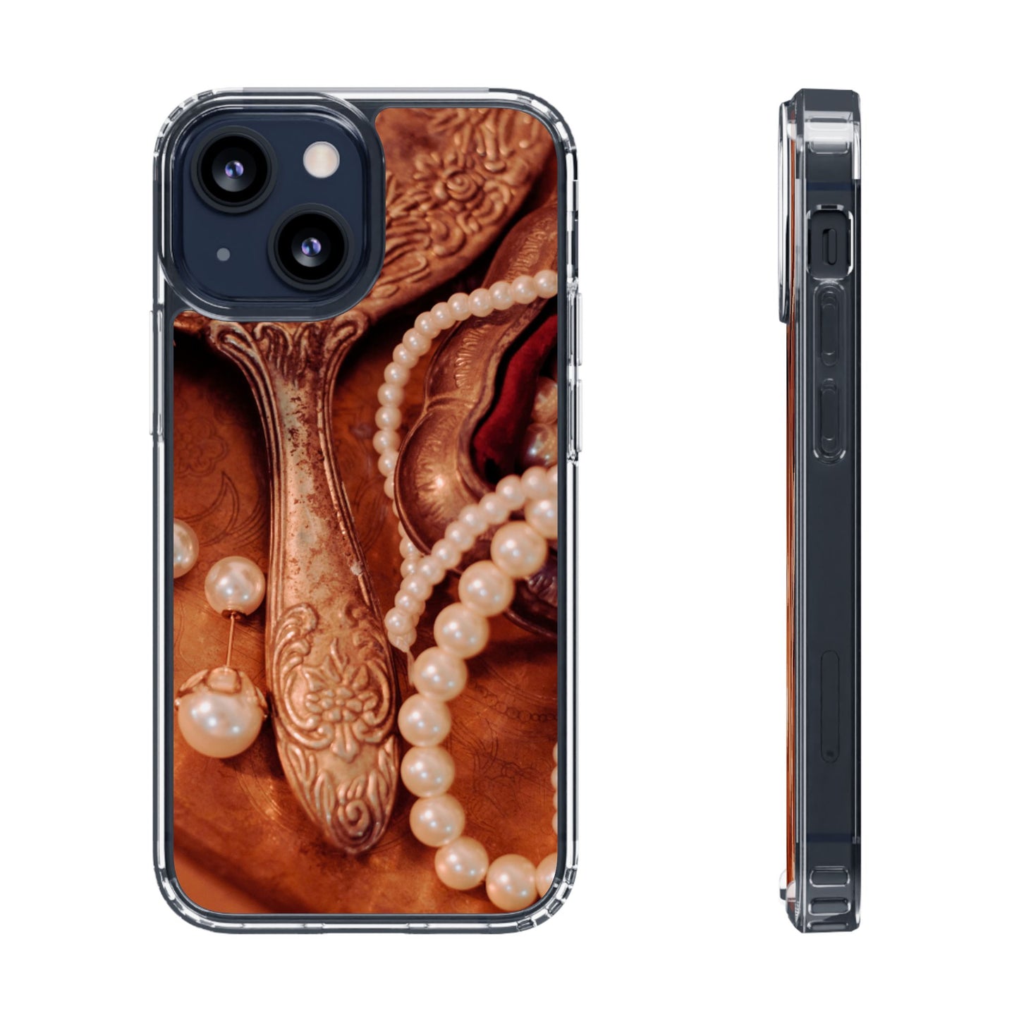 Clear Phone Case – Bronze Vanity