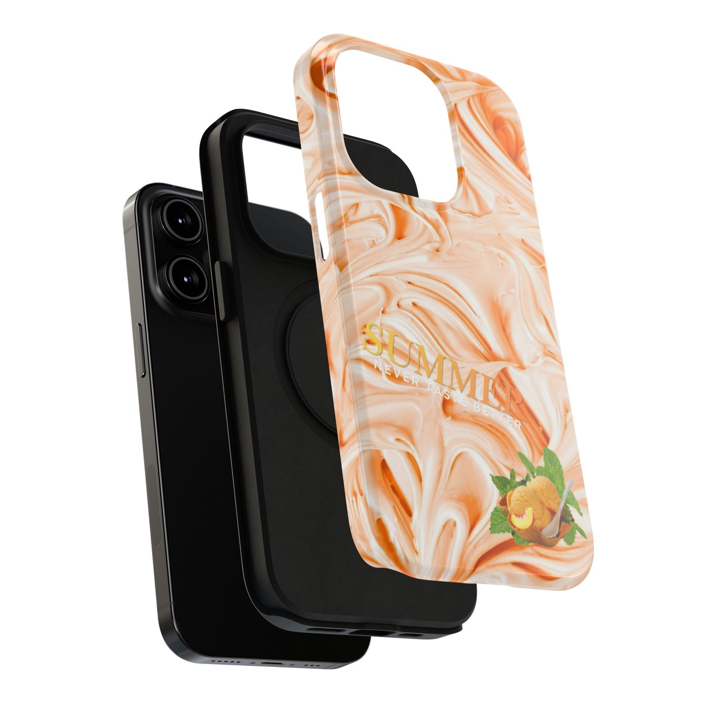 Impact-Resistant Phone Case – Peach Sorbet