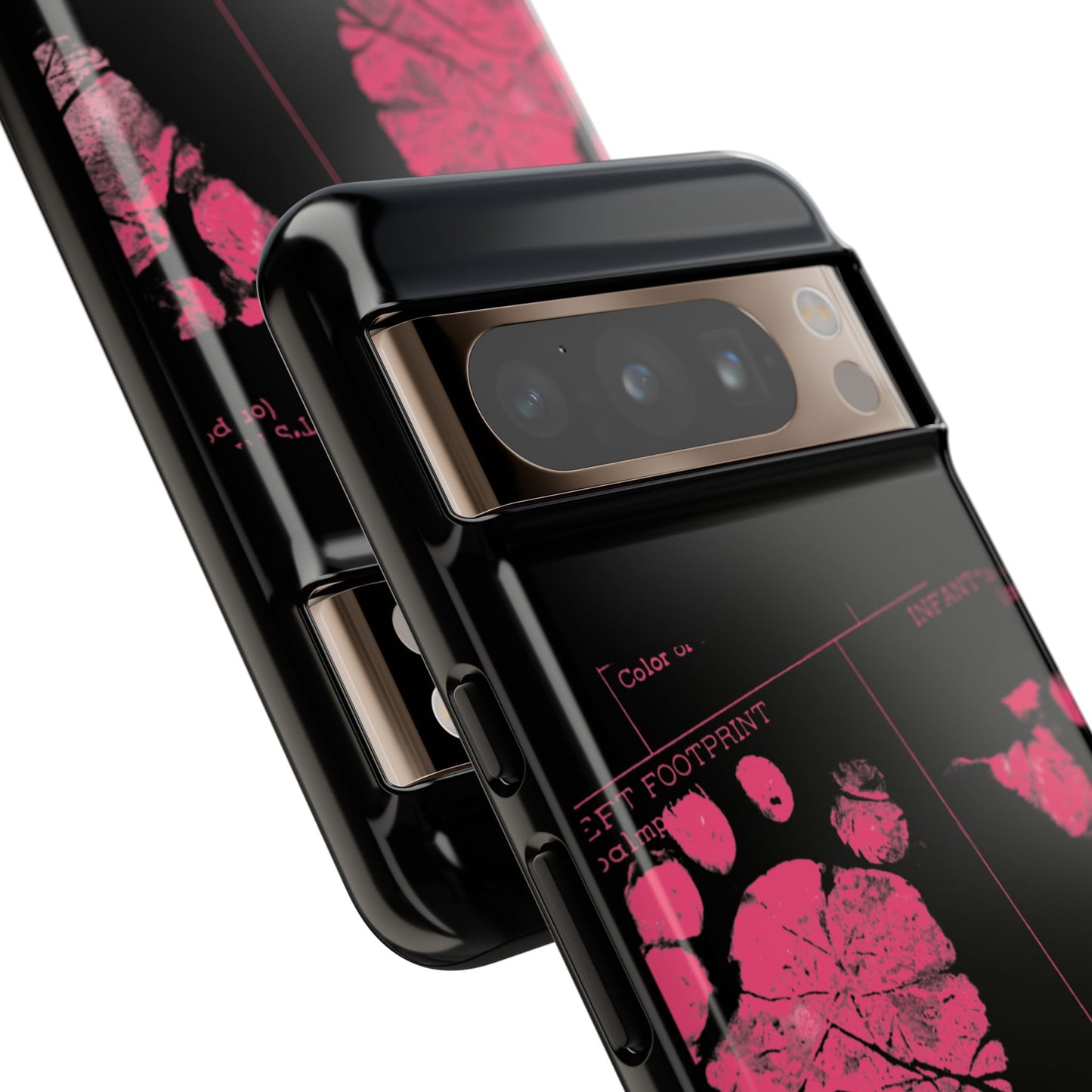 Protective Phone Case – Mom’s Little Pink Footprints
