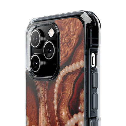 Clear Magnetic Phone Case – Bronze Vanity