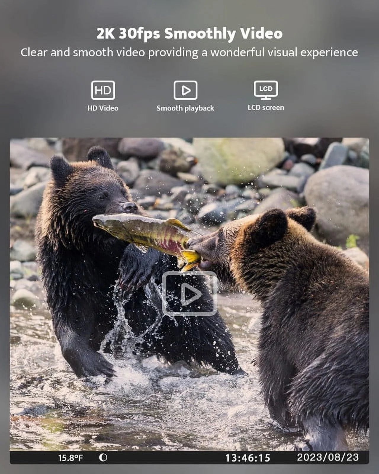 Trail Camera, 48MP 4K Hunting Camera with Night Vision Motion Activated IP66 Waterproof, Deer Camera for Outdoor Wildlife Watching Monitoring