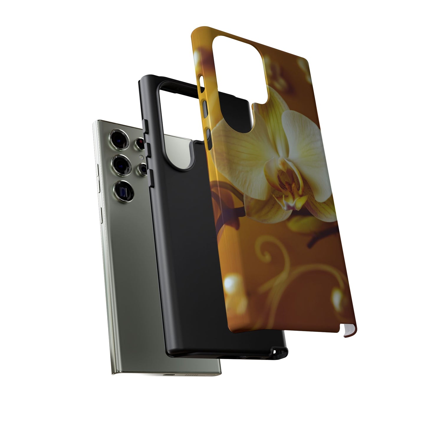 Protective Phone Case – Amber Orchid