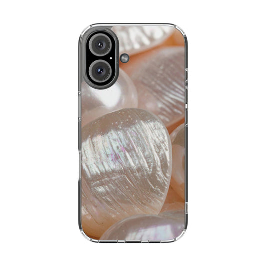 Clear Magnetic Phone Case – Blush Pearl