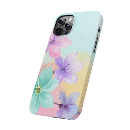 Slim Phone Case – Water Petal