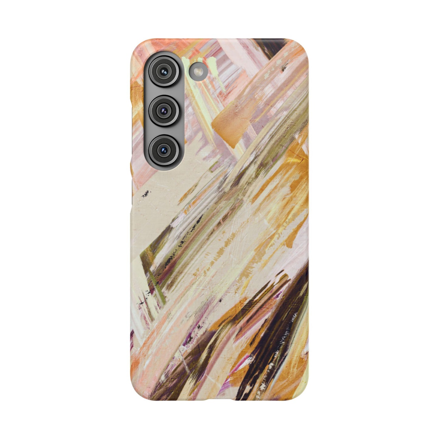 Snap Phone Case – Brush & Bronze