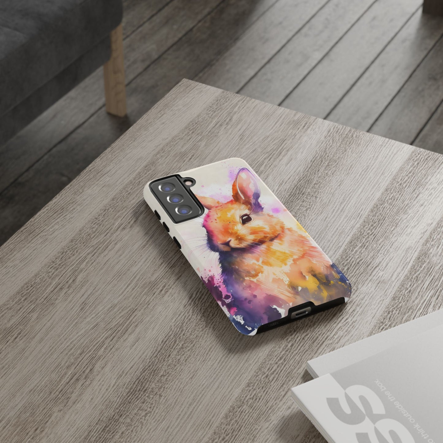 Protective Phone Case – Painted Hare