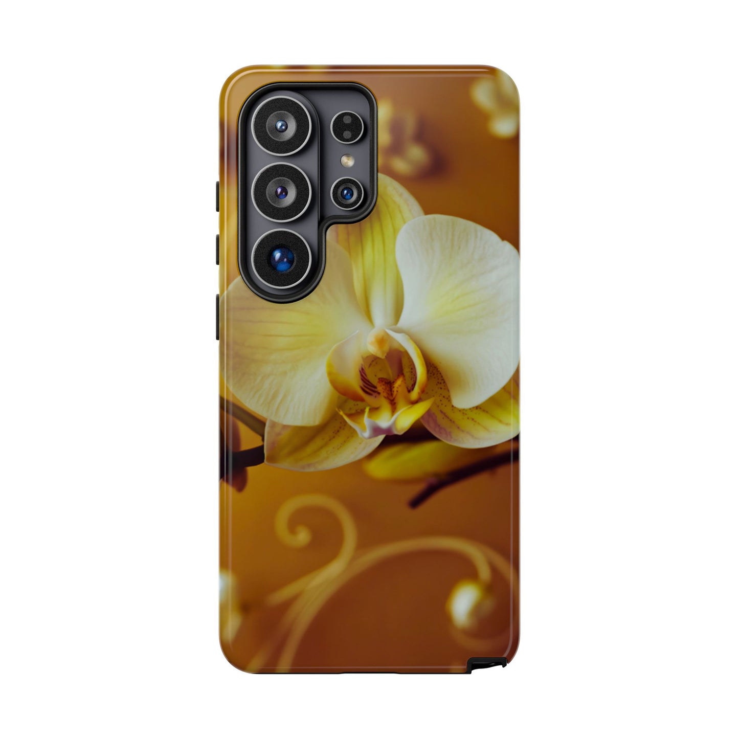 Protective Phone Case – Amber Orchid
