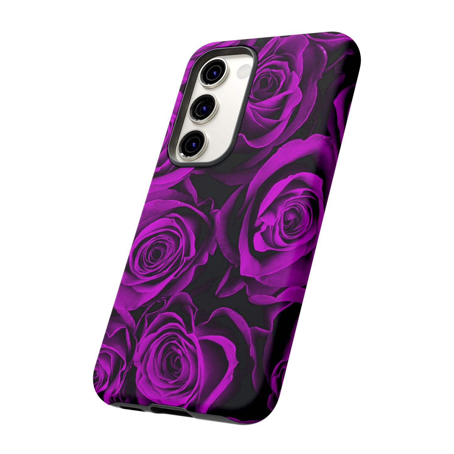 Protective Phone Case – Amethyst Roses