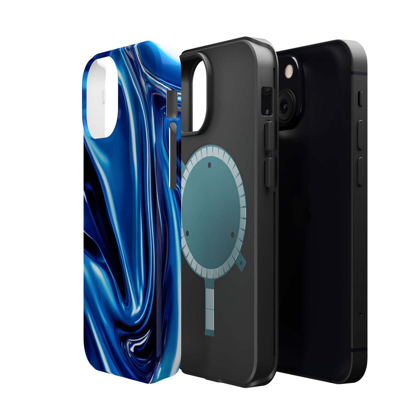 Wireless-Charging Compatible Case – Midnight Surge