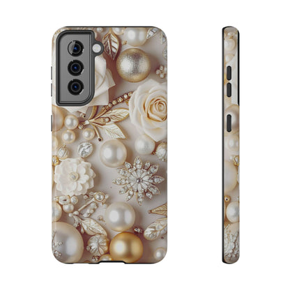 Impact-Resistant Phone Case – Ivory Opulence