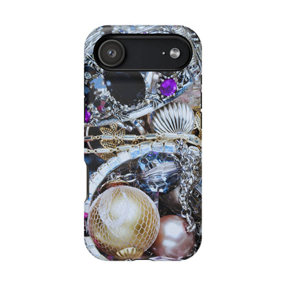 Impact-Resistant Phone Case – Chrome Jewel