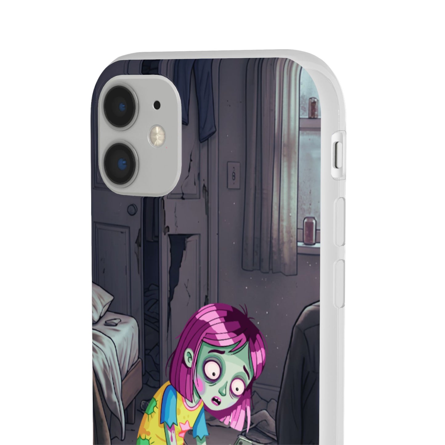 Zombie Girl Phone Case — Cute Creepy Cartoon Phone Cover
