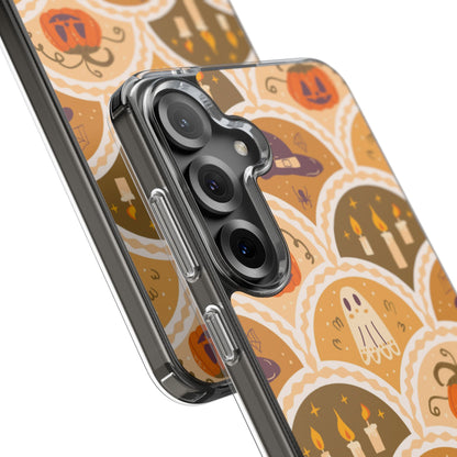 Clear Phone Case – Vintage Haunt – Compatible with iPhone 13–17 & Samsung Galaxy S25–S26 Series
