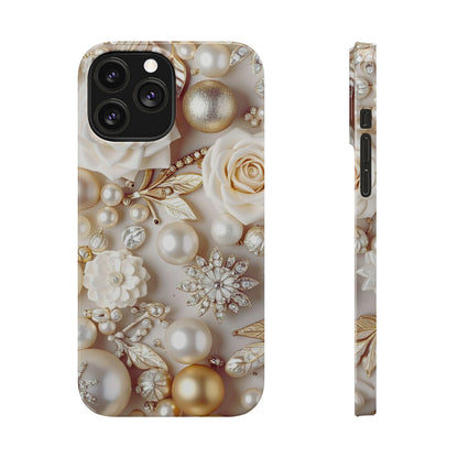 Slim Phone Case – Ivory Opulence