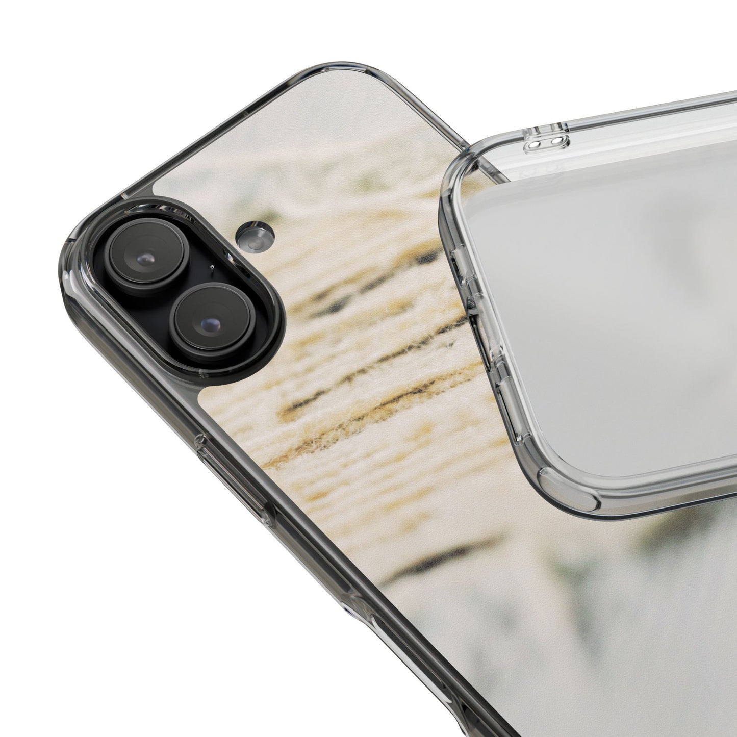 Clear Phone Case – Woven Warmth