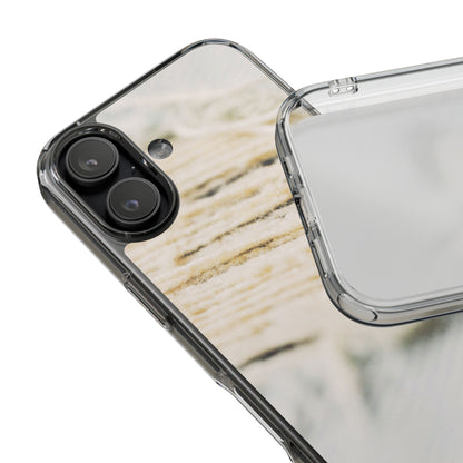 Clear Phone Case – Woven Warmth