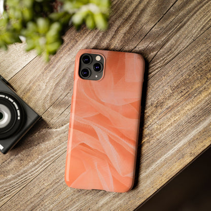 Slim Phone Case – Coral Veil