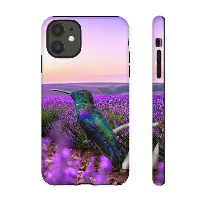Protective Phone Case – Hummingbird Reverie