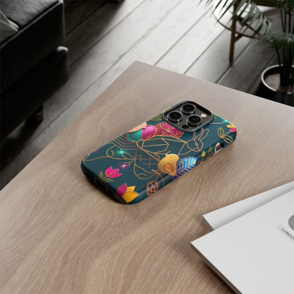 Protective Phone Case – Jeweled Garden