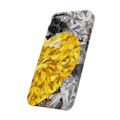 Slim Phone Case – Heart of Gold