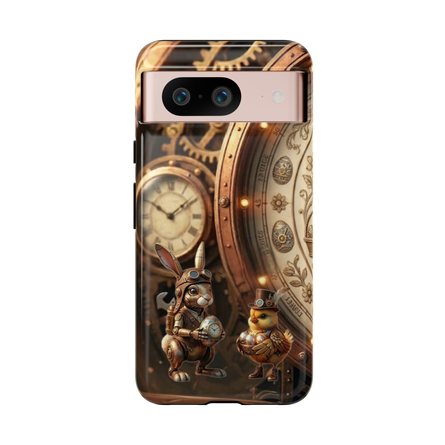 Protective Phone Case – Clockwork Cottontail