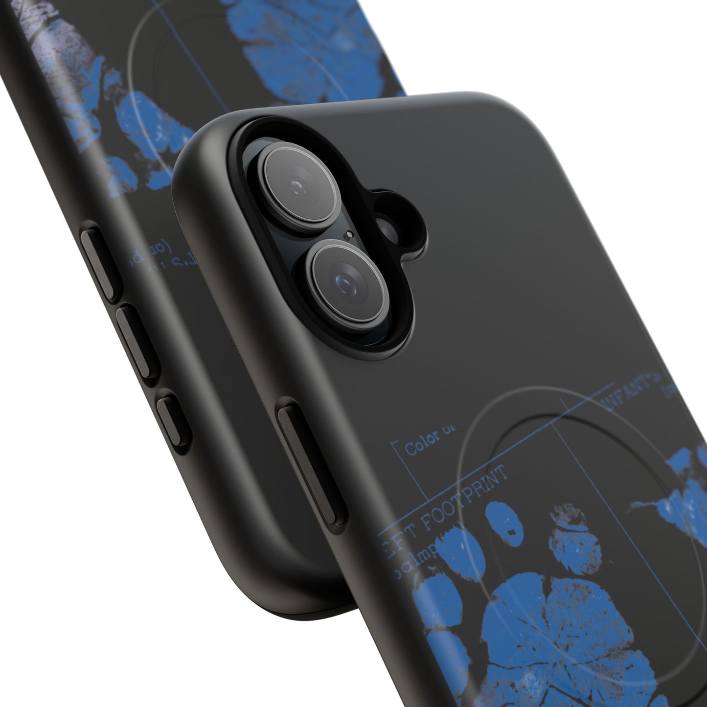 Protective Magnetic Phone Case – Mom’s Little Blue Footprints