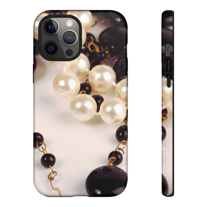 Protective Phone Case – Noir Pearl