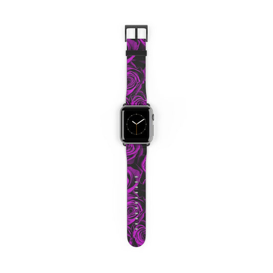 Watch Band – Amethyst Roses
