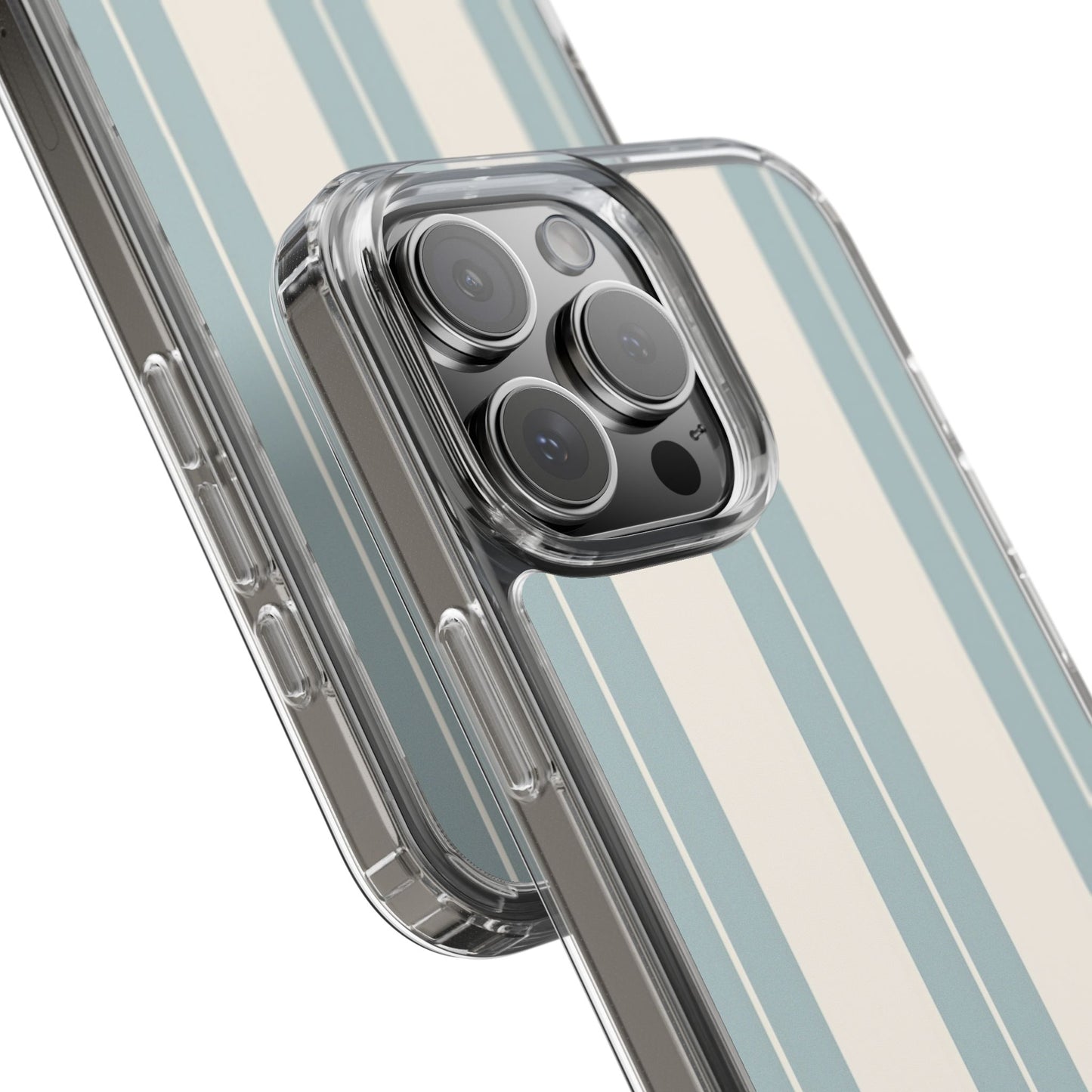 Clear Phone Case – Coastal Stripe
