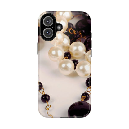 Protective Phone Case – Noir Pearl