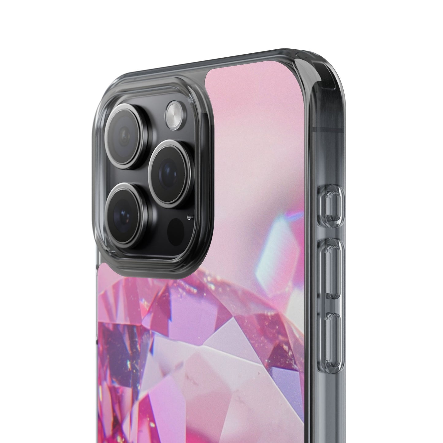 Clear Phone Case – Pink Ice