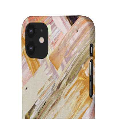 Snap Phone Case – Brush & Bronze