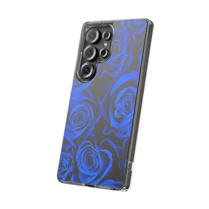 Clear Phone Case – Midnight Bloom