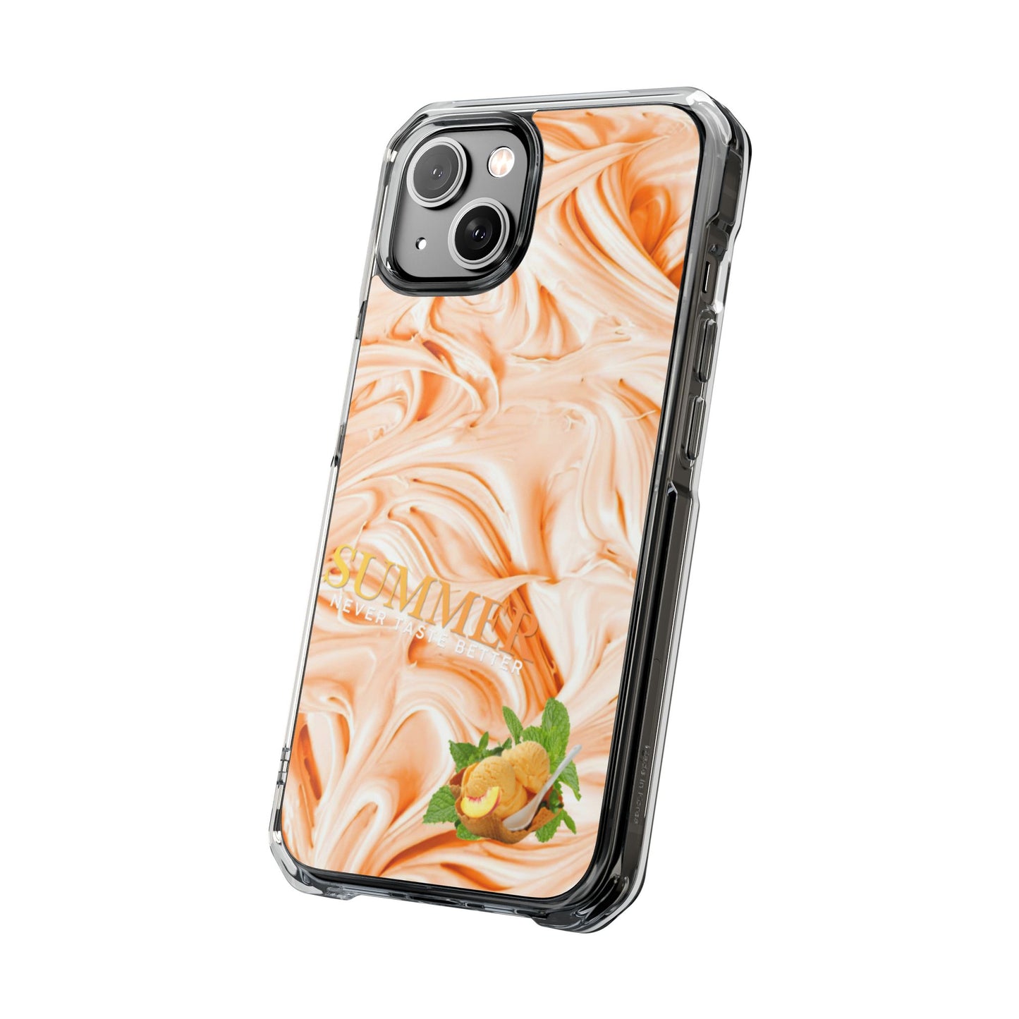 Clear Phone Case – Peach Sorbet