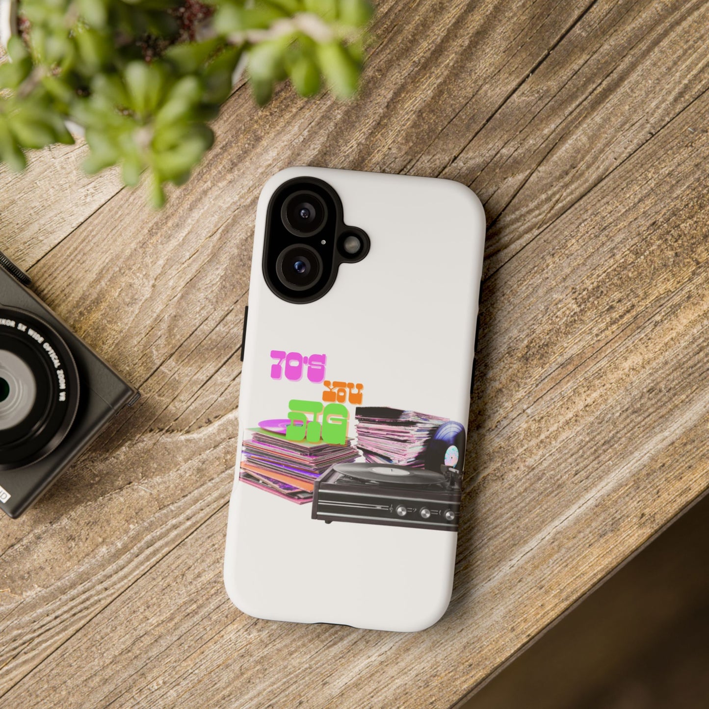 Protective Phone Case – 70s Spin